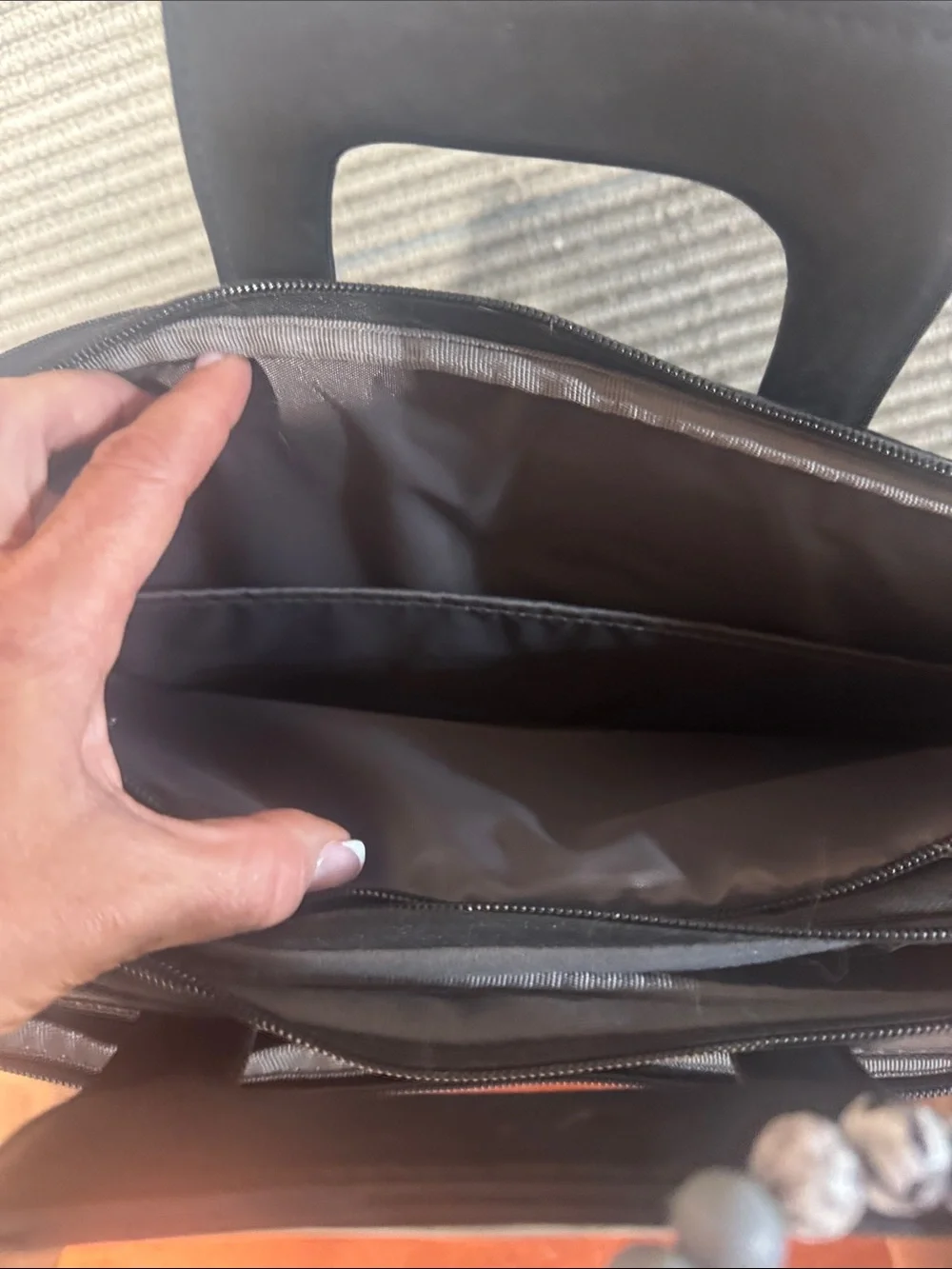 Dell Black Men’s Laptop Briefcase Bag